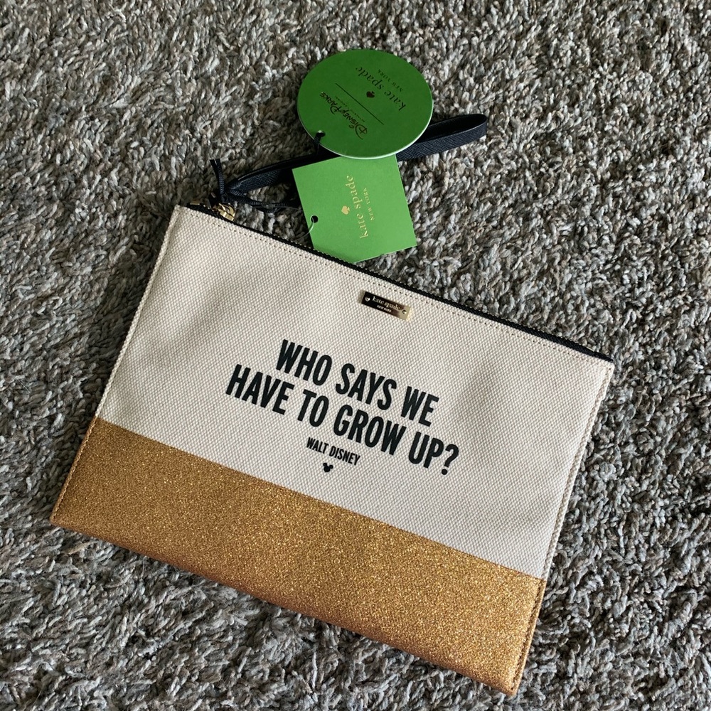 Kate Spade Disney Clutch NWT